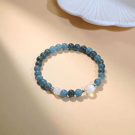 Blue Phosphorite Moonlight Bracelet - Buddha Nature